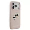  iPhone 17 Pro Pink Karl Lagerfeld Liquid Silicone Double Heads MagSaf-3666339549510 4 kép