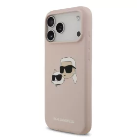  iPhone 17 Pro Max Pink Karl Lagerfeld Szilikon Ikonikus Fejek MagSafe-3666339549527 2 kép
