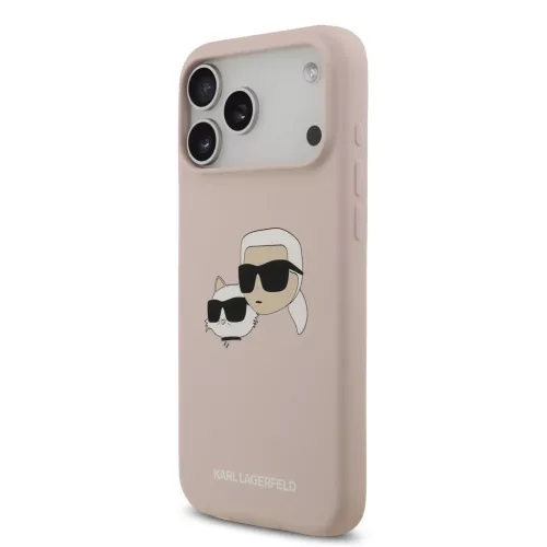  iPhone 17 Pro Max Pink Karl Lagerfeld Szilikon Ikonikus Fejek MagSafe-3666339549527 2 kép