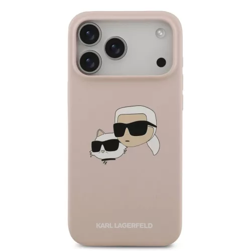  iPhone 17 Pro Max Pink Karl Lagerfeld Szilikon Ikonikus Fejek MagSafe-3666339549527 3 kép