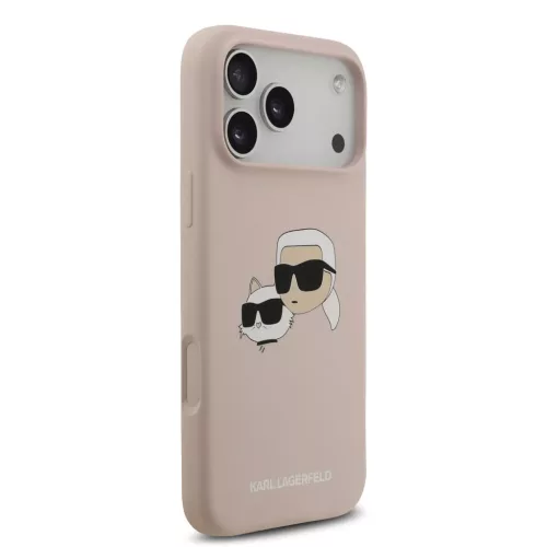  iPhone 17 Pro Max Pink Karl Lagerfeld Szilikon Ikonikus Fejek MagSafe-3666339549527 4 kép