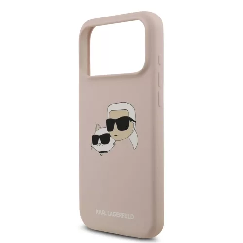  iPhone 17 Pro Max Pink Karl Lagerfeld Szilikon Ikonikus Fejek MagSafe-3666339549527 5 kép