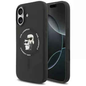    iPhone 17 Karl Lagerfeld Liquid Silicone Karl and Choupette MagSafe tok