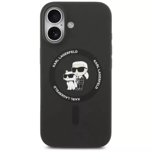 iPhone 17 Karl Lagerfeld Liquid Silicone Karl and Choupette MagSafe t-3666339549534 3 kép