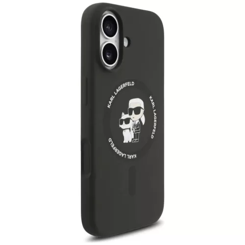  iPhone 17 Karl Lagerfeld Liquid Silicone Karl and Choupette MagSafe t-3666339549534 4 kép