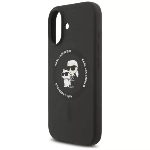  iPhone 17 Karl Lagerfeld Liquid Silicone Karl and Choupette MagSafe t-3666339549534 6 kép