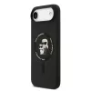  iPhone 17 Air fekete Karl Lagerfeld Liquid Silicone Karl és Choupett-3666339549541 2 kép