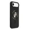  iPhone 17 Air fekete Karl Lagerfeld Liquid Silicone Karl és Choupett-3666339549541 4 kép