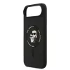  iPhone 17 Air fekete Karl Lagerfeld Liquid Silicone Karl és Choupett-3666339549541 5 kép