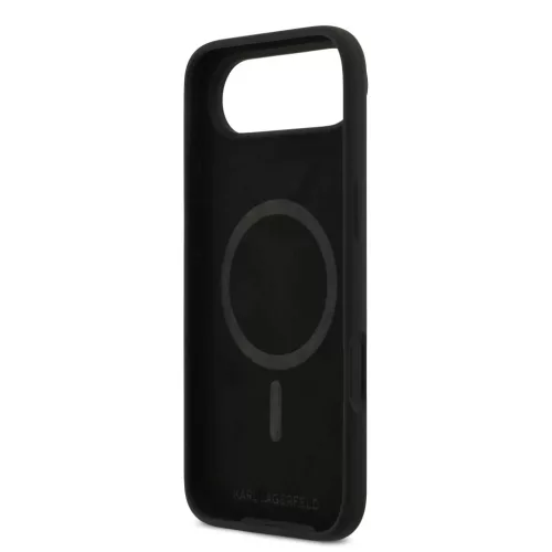  iPhone 17 Air fekete Karl Lagerfeld Liquid Silicone Karl és Choupett-3666339549541 6 kép