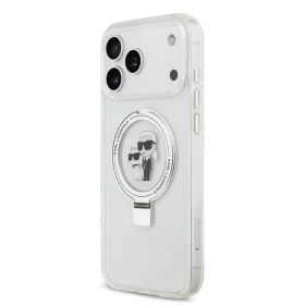  iPhone 17 Pro Max áttetsző Karl Lagerfeld Ringstand Karl és Choupe-3666339549602 2 kép