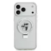  iPhone 17 Pro Max áttetsző Karl Lagerfeld Ringstand Karl és Choupe-3666339549602 3 kép