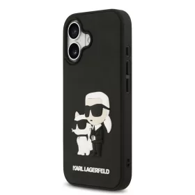  iPhone 17 Karl Lagerfeld 3D Rubber Karl és Choupette tok-3666339549695 2 kép