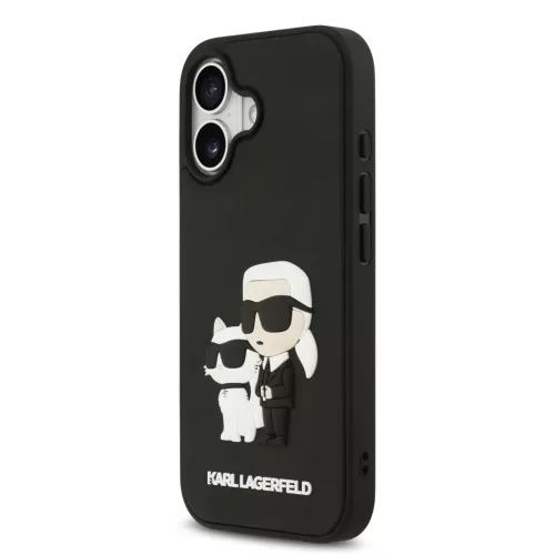  iPhone 17 Karl Lagerfeld 3D Rubber Karl és Choupette tok-3666339549695 2 kép