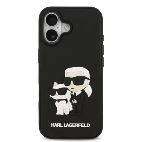 iPhone 17 Karl Lagerfeld 3D Rubber Karl és Choupette tok-3666339549695 3 kép