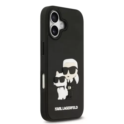  iPhone 17 Karl Lagerfeld 3D Rubber Karl és Choupette tok-3666339549695 4 kép