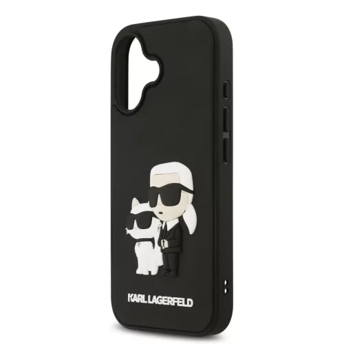  iPhone 17 Karl Lagerfeld 3D Rubber Karl és Choupette tok-3666339549695 5 kép