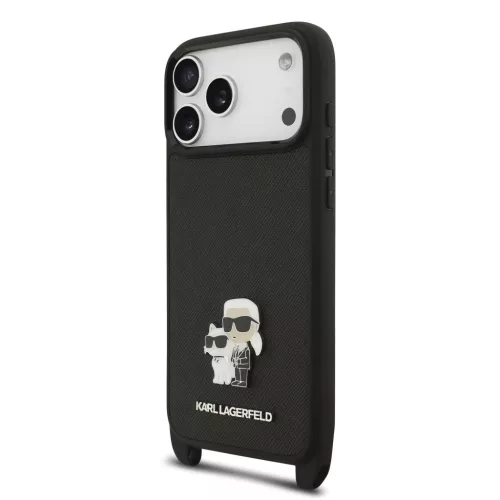  iPhone 17 Pro Karl Lagerfeld Saffiano Crossbody pánt Metal Karl és -3666339549756 2 kép