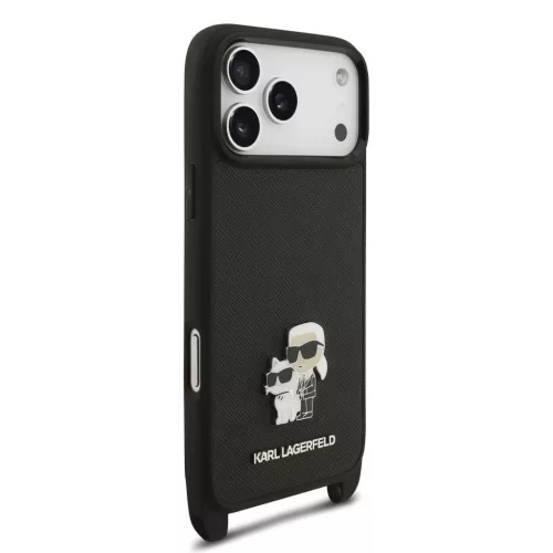  iPhone 17 Pro Karl Lagerfeld Saffiano Crossbody pánt Metal Karl és -3666339549756 4 kép
