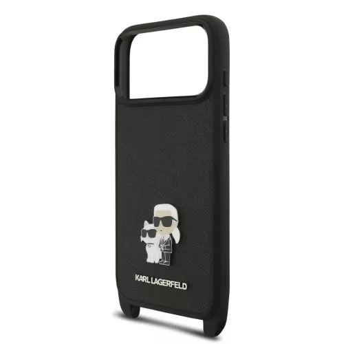  iPhone 17 Pro Karl Lagerfeld Saffiano Crossbody pánt Metal Karl és -3666339549756 5 kép