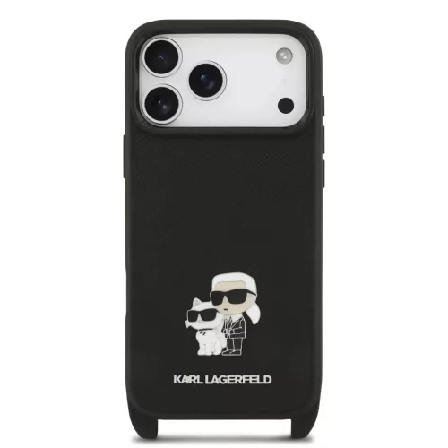  Apple iPhone 17 Pro Max Karl Lagerfeld Saffiano Crossbody Pánt Metal-3666339549763 3 kép