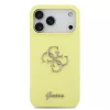  iPhone 17 Pro Max sárga Guess Liquid Silicone 4G Metal Logo tok-3666339549961 3 kép
