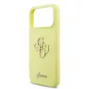  iPhone 17 Pro Max sárga Guess Liquid Silicone 4G Metal Logo tok-3666339549961 5 kép