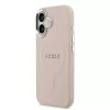  iPhone 17 Rózsaszín Guess PU Saffiano MagSafe tok-3666339550097 2 kép