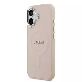  iPhone 17 Rózsaszín Guess PU Saffiano MagSafe tok-3666339550097 2 kép