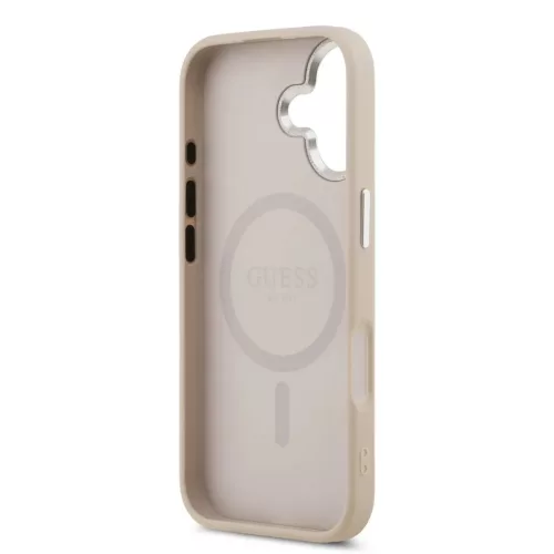  iPhone 17 Rózsaszín Guess PU Saffiano MagSafe tok-3666339550097 6 kép