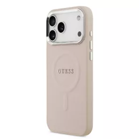  iPhone 17 Pro Max Pink Guess PU Saffiano MagSafe tok-3666339550127 2 kép