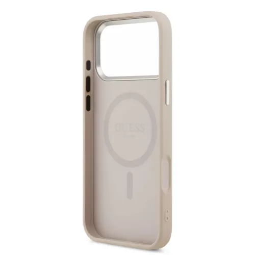  iPhone 17 Pro Max Pink Guess PU Saffiano MagSafe tok-3666339550127 6 kép