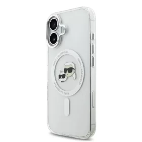 Karl Lagerfeld IML K&CH Heads Metal Frame MagSafe tok iPhone 17-hez á-3666339550455 2 kép