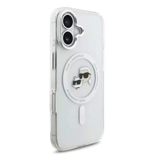 Karl Lagerfeld IML K&CH Heads Metal Frame MagSafe tok iPhone 17-hez á-3666339550455 4 kép