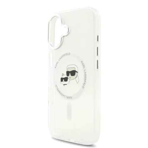 Karl Lagerfeld IML K&CH Heads Metal Frame MagSafe tok iPhone 17-hez á-3666339550455 5 kép