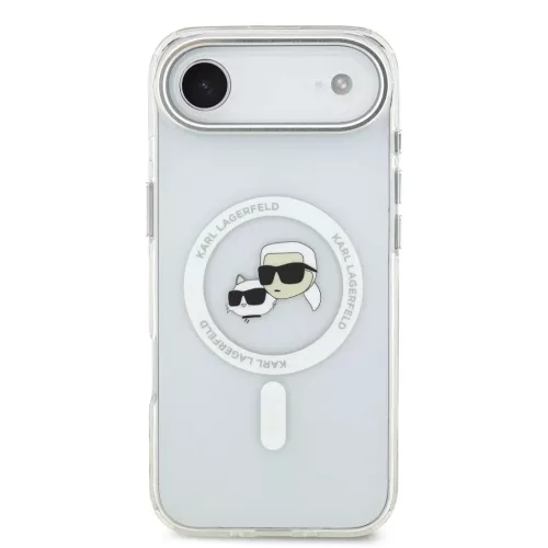 Karl Lagerfeld IML K&CH Heads Metal Frame MagSafe iPhone 17 Air tok-3666339550462 3 kép