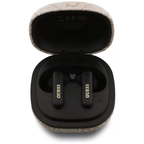 Guess PU 4G Script Logo ENC TWS Vezeték nélküli Fülhallgató Rózs-3666339557287 4 kép