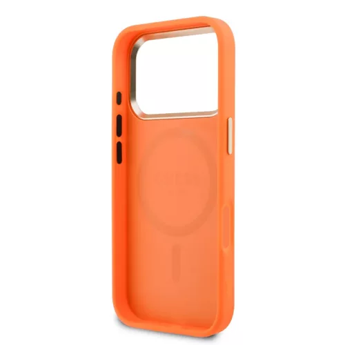  iPhone 17 Pro Max narancs Guess PU Perforated 4G tok-3666339582715 6 kép