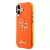  iPhone 17 narancssárga Guess IML 4G Script Metal Logo tok-3666339590369 2 kép