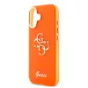  iPhone 17 narancssárga Guess IML 4G Script Metal Logo tok-3666339590369 5 kép
