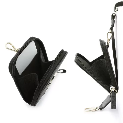Guess Crossbody Pánt 4G Fém Logó + Pénztárca Fekete-3666339593285 4 kép