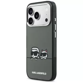  iPhone 17 Pro Max Fekete Karl Lagerfeld IML K&CH Heads Logo MagSafe t-3666339607180 2 kép