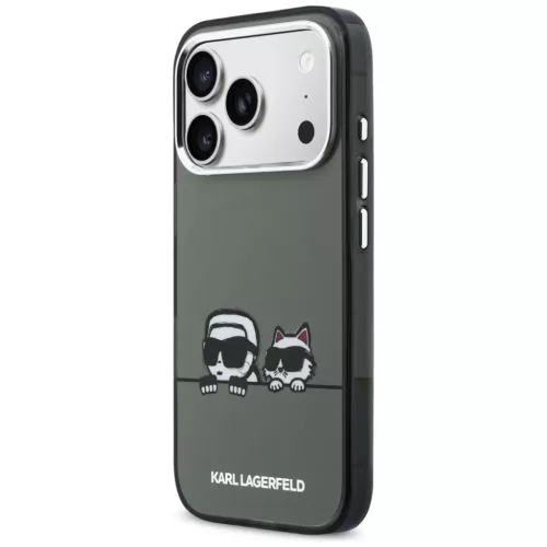  iPhone 17 Pro Max Fekete Karl Lagerfeld IML K&CH Heads Logo MagSafe t-3666339607180 2 kép