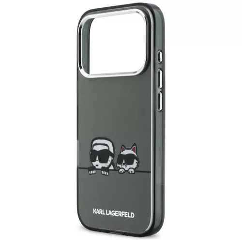  iPhone 17 Pro Max Fekete Karl Lagerfeld IML K&CH Heads Logo MagSafe t-3666339607180 6 kép