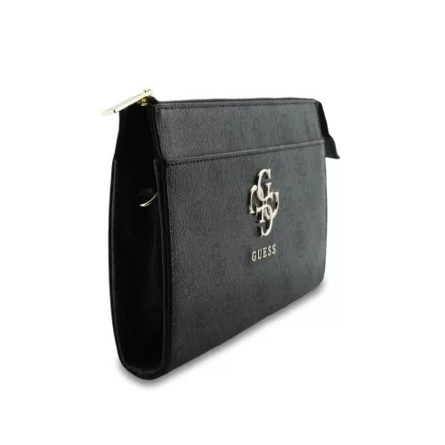 Guess PU 4G Metal Logo Kézitáska Fekete-3666339609801 3 kép