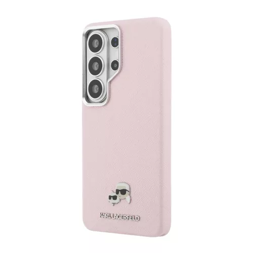 Karl Lagerfeld Grained PU Leather K&CH Heads Mágneses tok Samsung Gal-3666339612184 2 kép