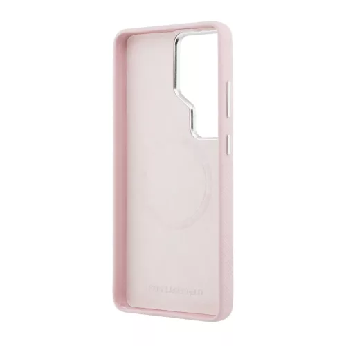 Karl Lagerfeld Grained PU Leather K&CH Heads Mágneses tok Samsung Gal-3666339612184 6 kép