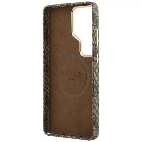  Samsung Galaxy S26 Ultra barna Guess PU 4G Script Metal Logo mágnese-3666339613020 7 kép