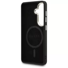  Samsung Galaxy S26 Fekete Guess PU Bőr 4G Arany Keret Mágneses tok-3666339613150 1 kép