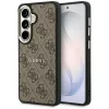  Samsung Galaxy S26 Barna Guess PU Leather 4G Arany Keretes Mágneses tok